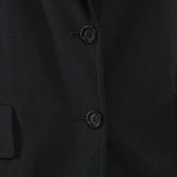 Gucci Black Wool Single Breasted Blazer M