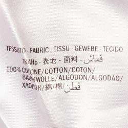 Gucci Garden Pink Eye Print Cotton Crew Neck T-Shirt XS