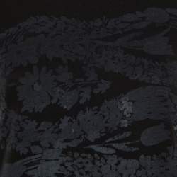 مملوكة مسبقًا Gucci Black Printed Cotton Knit T-Shirt XS