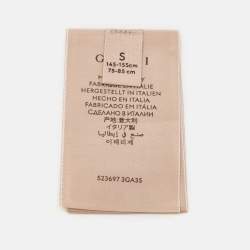 Gucci Brown GG Supreme Print Mesh Tights S