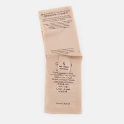Gucci Brown GG Supreme Print Mesh Tights S