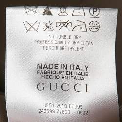 Gucci Brown Silk Belted Coat M
