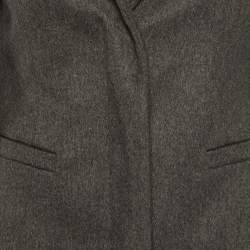 Gucci Grey Wool Mid Length Coat M