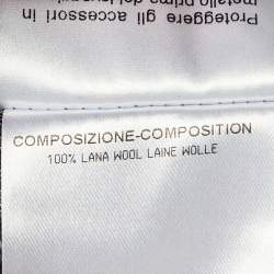 Gucci Grey Wool Mid Length Coat M