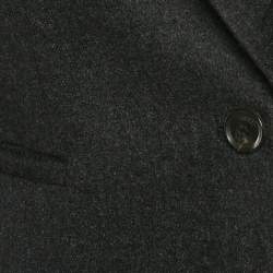 Gucci Dark Grey Wool Single Breasted Blazer M