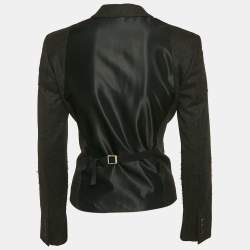 Gucci Dark Grey Wool Single Breasted Blazer M