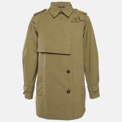 Gucci Brown Cotton Blend Trench Coat M