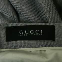 Gucci Grey Cotton Blend Formal Trousers XL