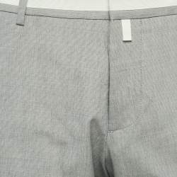 Gucci Grey Cotton Blend Formal Trousers XL