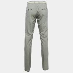Gucci Grey Cotton Blend Formal Trousers XL