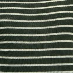 مملوكة مسبقًا فستان غوتشي صوفي مخطط أسود ضيق مقاس وسط (ميديم)