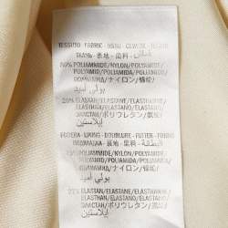 Gucci Off White Logo Print Jersey One-Piece Swimsuit M