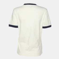 Gucci Cream Cotton Retro T-Shirt M