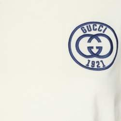 Gucci Cream Cotton Retro T-Shirt M