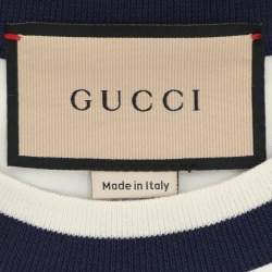 Gucci Cream Cotton Retro T-Shirt M