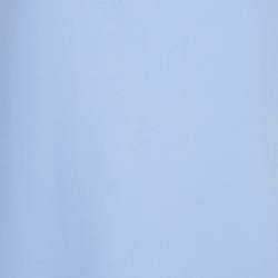 Pre Owned فستان غوتشي حرير أزرق بتفاصيل مسامير طويل مقاس متوسط