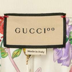 Gucci Multicolor Printed Silk Shorts S