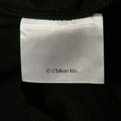 Pre Owned Gucci x Chikae Ide Black Jersey Sequin Detail T-Shirt M