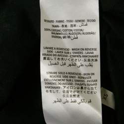 Gucci Black Stars-Moon Print Cotton Crew Neck Oversized T-Shirt XS
