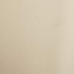 Gucci Cream Jersey Grosgrain-Trim Mini Dress M