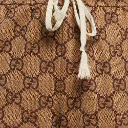 Gucci Brown GG Print Jersey Jogger Pants L