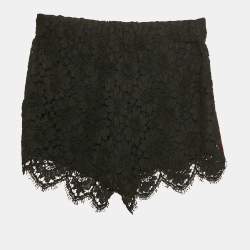 Gucci Black Lace Contrast Trimmed Short XS