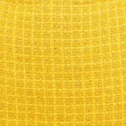 Gucci Yellow Tweed Horsebit Detail Mini Skirt S