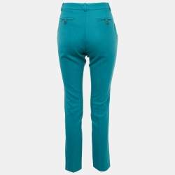 Gucci Wool Teal Blue Trousers S