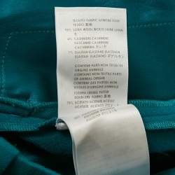 Gucci Wool Teal Blue Trousers S