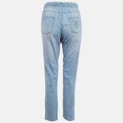 Gucci Blue Faded Denim Jogger Pants M