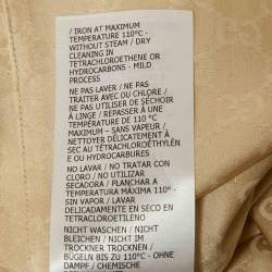 Gucci Beige GG Silk Crepe Button Front Shirt XS