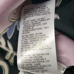 مملوكة مسبقًا فستان قميص حرير رمادي GG باللون الأرجواني غوتشي مقاس متوسط