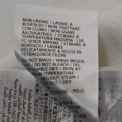 Gucci White Monogram Jersey High Neck Mini Dress XXS