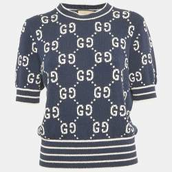Gucci Black Life Is Gucci Cotton Metallic Web Trim
