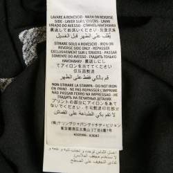 Pre Owned Gucci Black Ghost Diamond Print Jersey Crewneck T-Shirt L