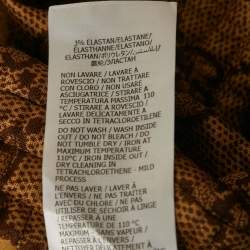 Pre Owned Gucci Brown GG Jersey Drawstring Trackpants M