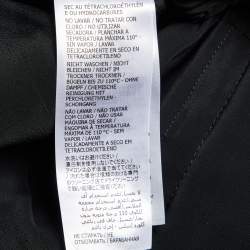 Pre Owned Gucci Black GG Jacquard Faille Belted Playsuit S