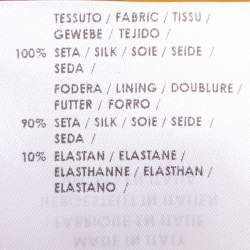 Pre Owned Gucci Ochre Yellow Paisley Printed Silk Elasticized Waist Jogger Pants S