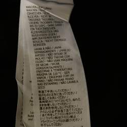 مملوكة مسبقًا Gucci Black Floral Applique Cotton Maxi Dress L 