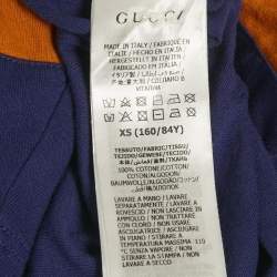 Pre Owned Gucci Blue Jersey Jersey 1921 L'Aveugle Par Amour T-Shirt XS