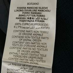 Pre Owned Gucci Navy Blue Wool Double Breasted Suit S