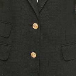 Pre Owned Gucci Black Viscose Pantsuit S