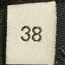 Pre Owned Gucci Black Tweed Zip-Up Jacket and Trousers Set S