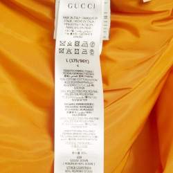 Pre Owned Gucci x The North Face Brown GG Jacquard Canvas Down Jacket L