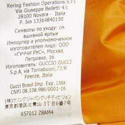 Pre Owned Gucci x The North Face Brown GG Jacquard Canvas Down Jacket L