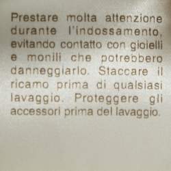 Pre Owned فستان غوتشي ماكسي حرير أخضر نعناعي بأكمام طويلة مزين عند الرقبة مقاس صغير - سمول