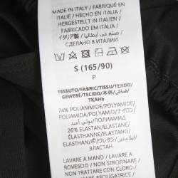 Pre Owned Gucci Black Jersey Sparkling Bikini Set S 