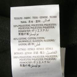 Pre Owned Gucci Black Jersey Web Tape Side Detail Pants XL