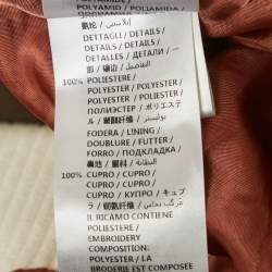 Pre Owned Gucci Beige Silk Guccification Bomber Jacket XS