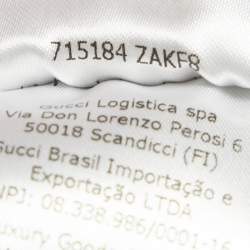 Pre Owned Gucci Grey GG Jacquard Double Breasted Blazer S